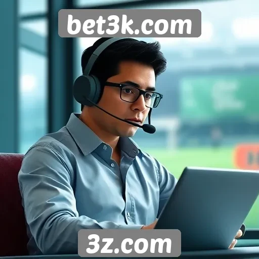 Suporte ao cliente no site bet3k