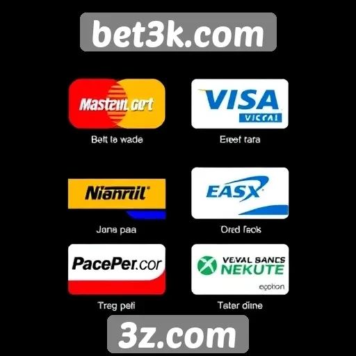 Métodos de pagamento aceitos no bet3k.com