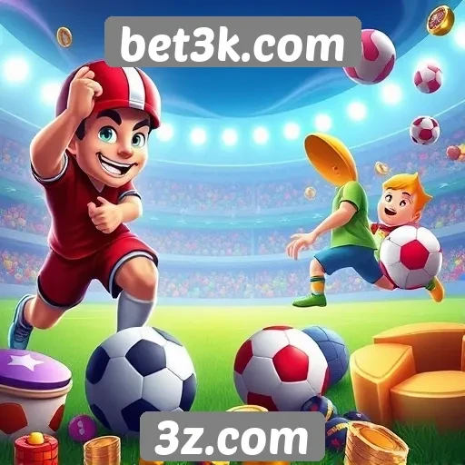 Variedade de jogos disponíveis no website bet3k.com